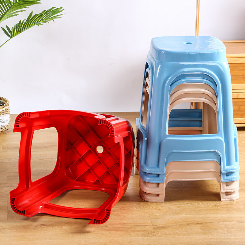 Plastic stool household shoe changing stool