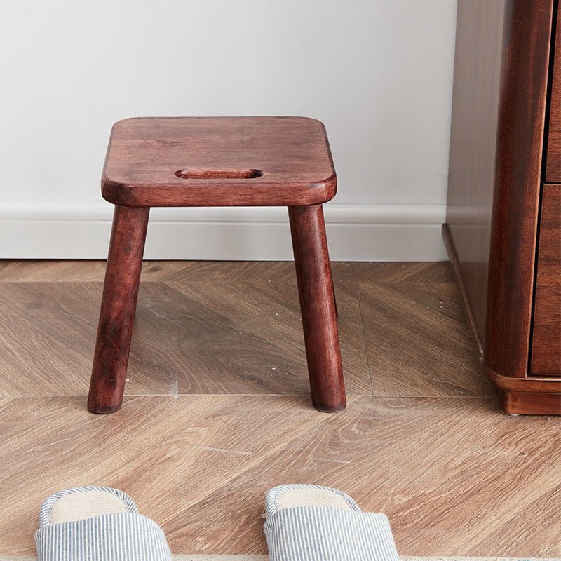 Carrying small stool household low stool all solid wood small bench